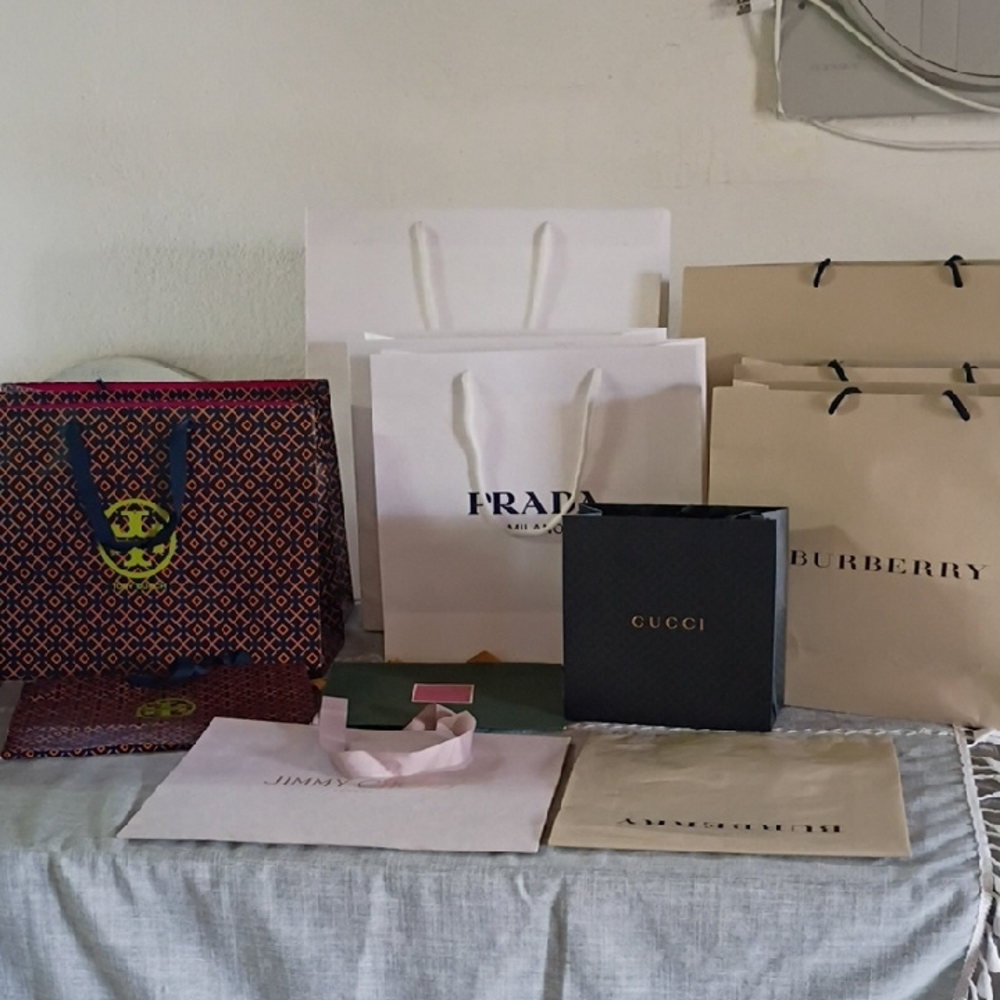 Luxury Branded Bundle Designer Paper Shopping Bags - Picture 2 of 12